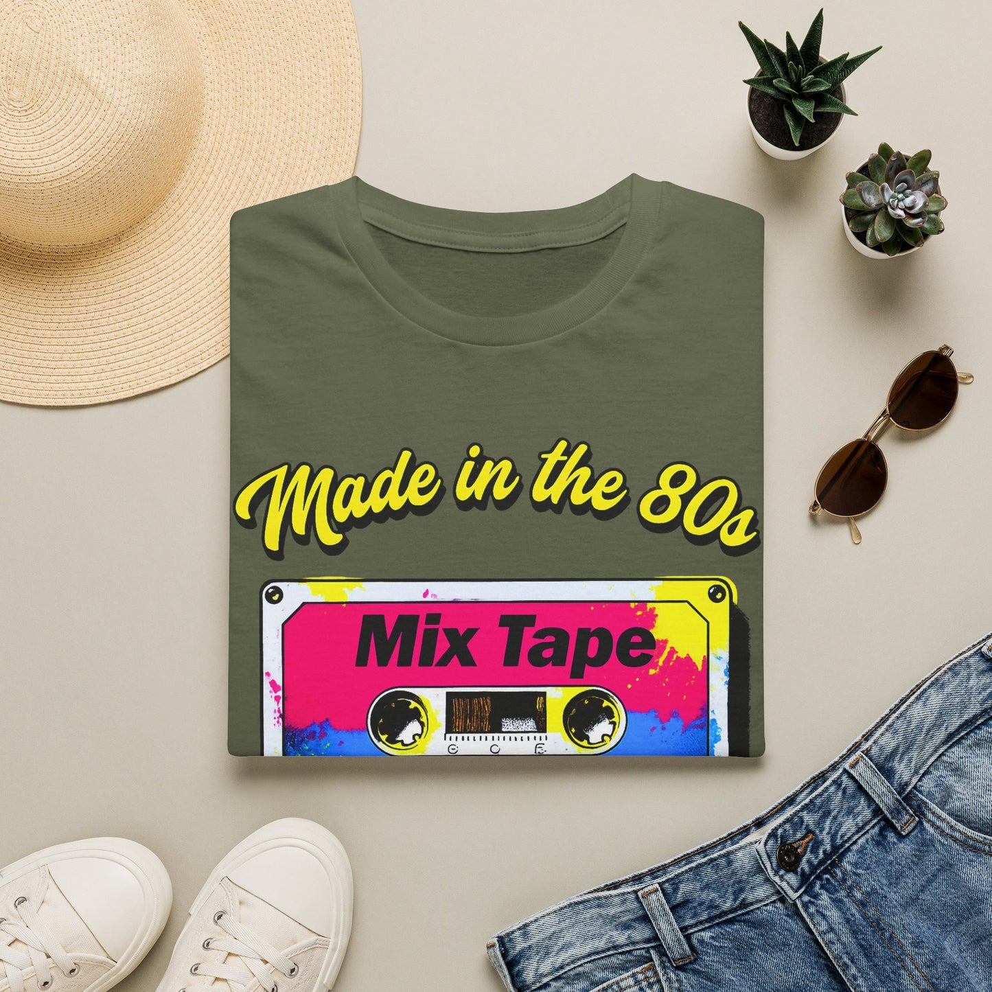 Made in the 80s Mix Tape T Shirt — Retro Cassette 80s Nostalgia Tee