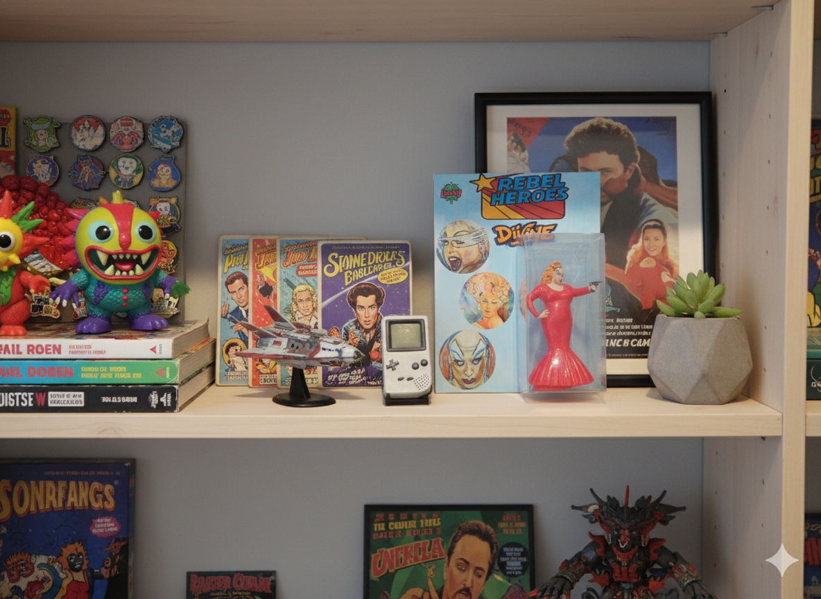 Unleash the Divine: Introducing the Drag Queen Action Figure! 3d Printed Figure – Limited Edition Art Sculpture by Lucky Studios