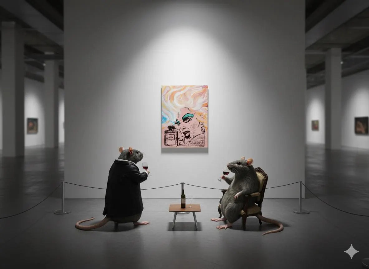 Legendary Divine Queen of Baltimore 12"x16" "Ode to Toilet" - Original Graffiti Painting