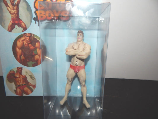 Shirtless Go-Go Boy Action 3d Printed Figure – Limited Edition Art Sculpture by Lucky Studios